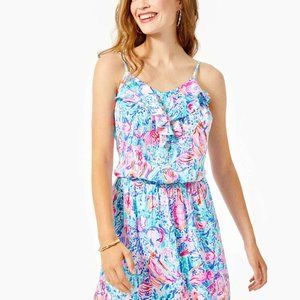 Lilly Pulitzer Treasure Trove Zana Romper Small S - NWT